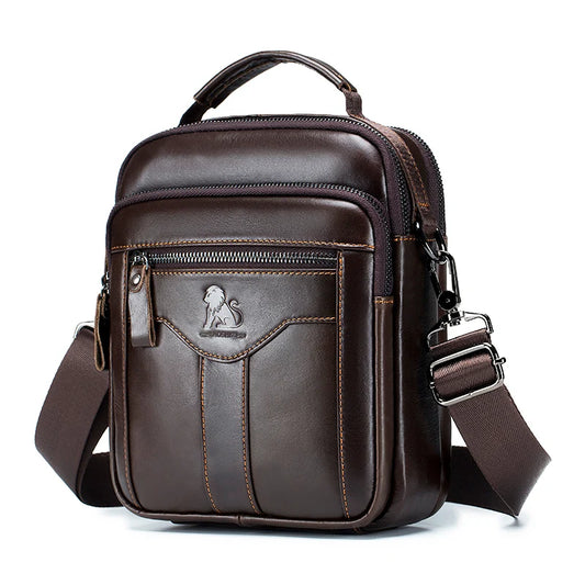 LAOSHIZI leather bag – Retro style with a modern twist