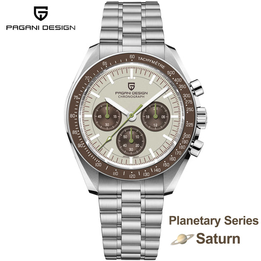 PAGANI DESIGN 2025 New Men's Watches Top Luxury Quartz Watch For Men Auto Date Speed Chronograph AR Sapphire Mirror Wrist watch